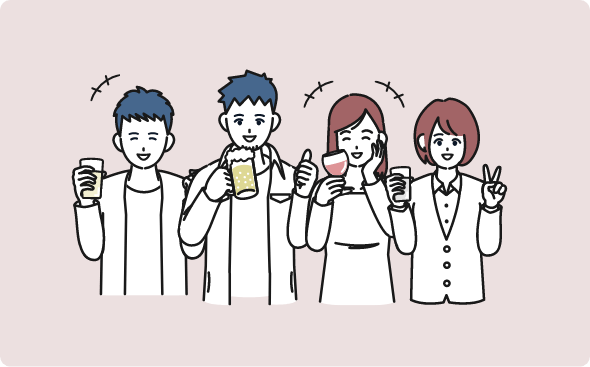 合コン機能で複数人と一度に会える